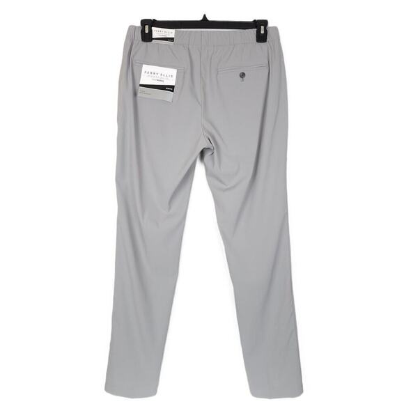 Perry Ellis Men's Slim-Fit TechWorks Drawstring Dress Pant Alloy Grey Large NWT - Picture 3 of 7